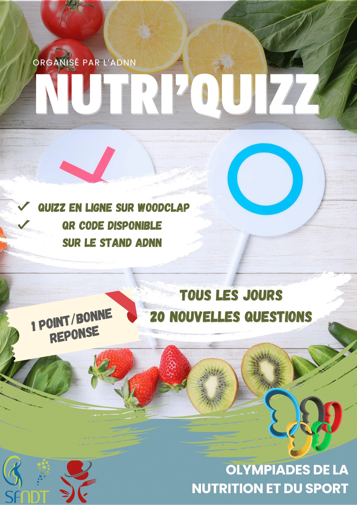 Les QUIZ Nutrition / Ecologie des Olympiades : Les réponses !