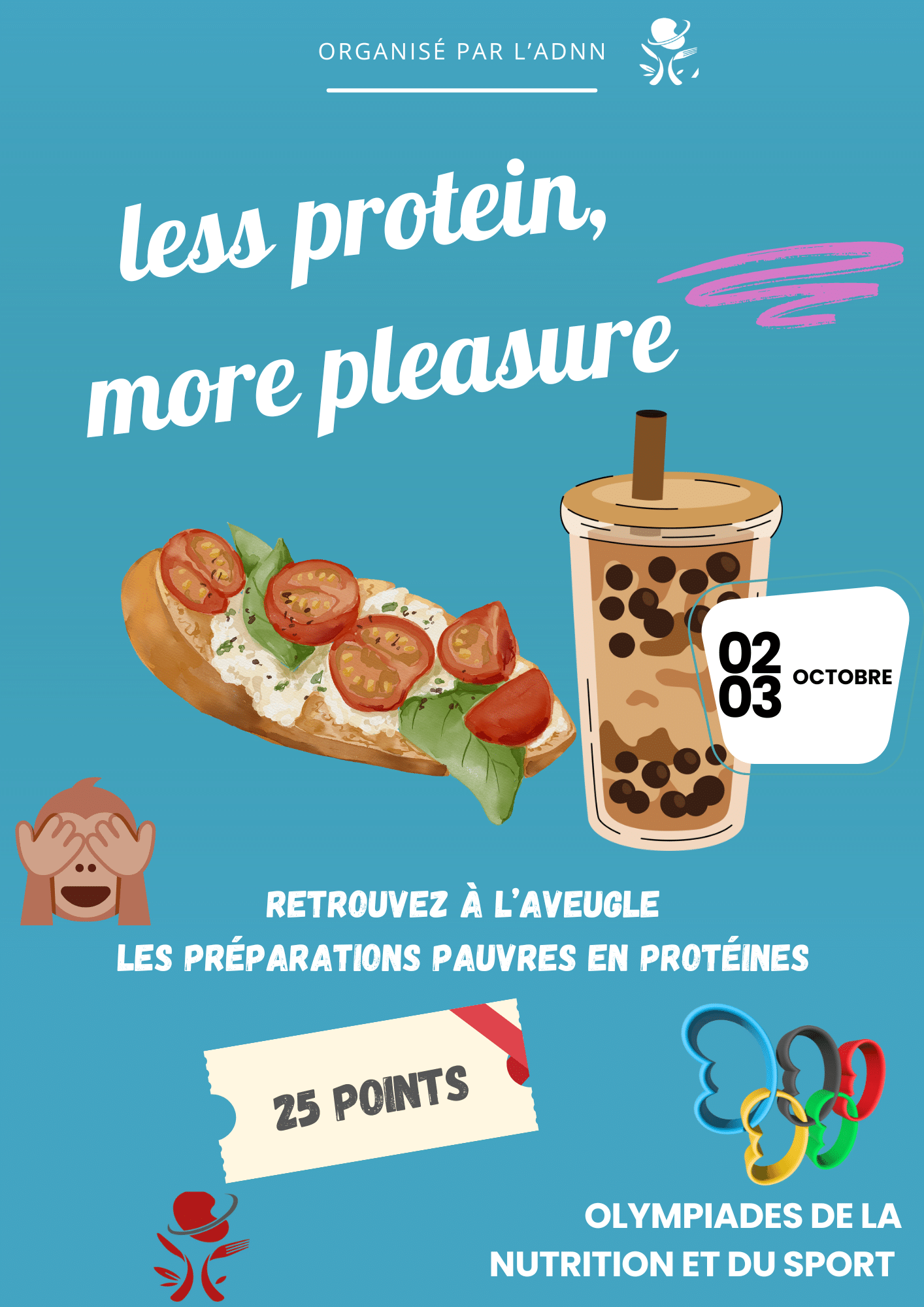 Less Protein, More pleasure – Epreuve 10 des Olympiades